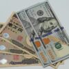 米ドルと日本円の為替交換イメージ